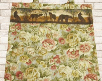 Floral Cloth Tote Bag