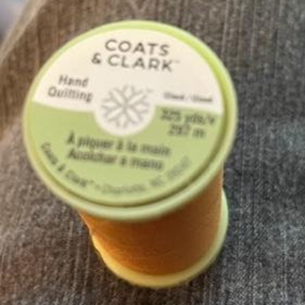 Coats & Clark Hand Quilting Thread - Pale Orange,325 yds.