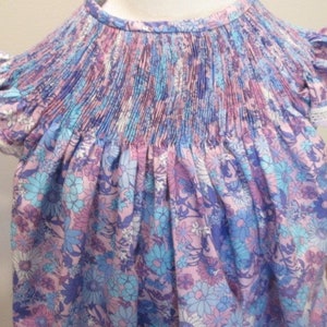 Ready to Ship! Kaufman London Calling Lawn Ready-To-Smock Girl's Bishop Dress Size 3