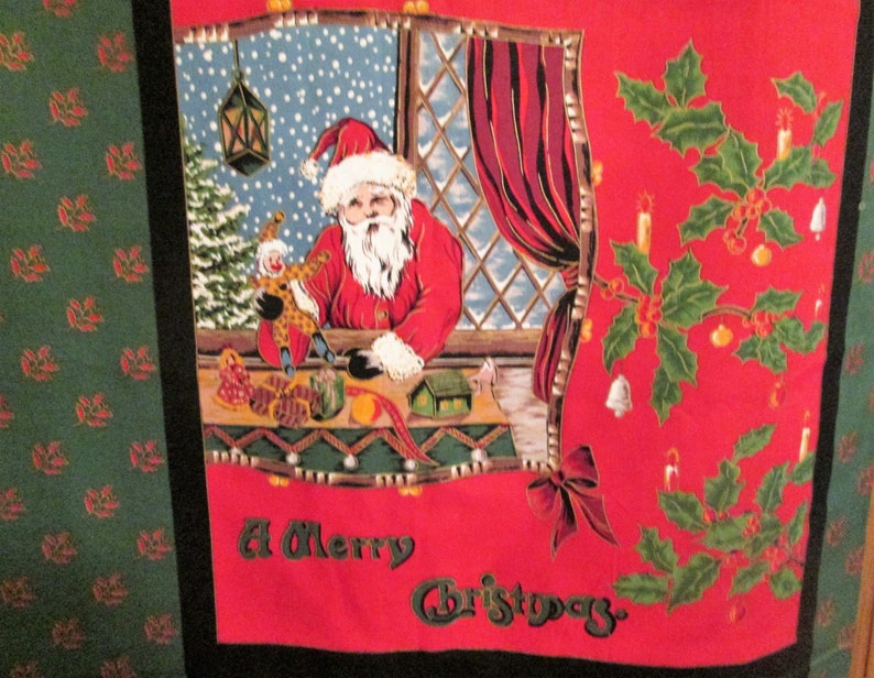 Christmas Cushion Fabric Panel 4 Different Panels Etsy