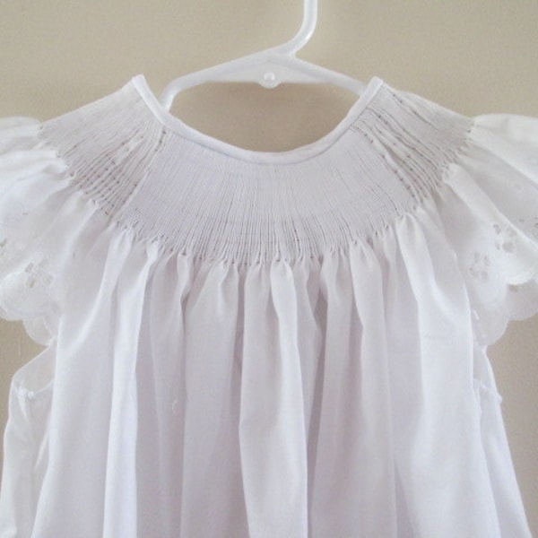 Christmas Bishop Smock Dress with angel Sleeve main image 1
