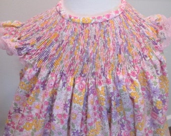 Kaufman Sevenberry Lawn Ready-To-Smock Girl's Bishop Dress, Size 2 only.