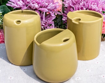 Yellow Khaki Travel Mug, Handmade Ceramic To Go Tumbler, Hand-painted Sip Mug, Coffee Cup Birthday Father's Day Gift for him