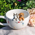 Custom Pet Mug with 3D Dog/Cat Figure Handmade Ceramic Peekaboo Mug Memorial Gift for Pet Lovers Personalized Pet Mug Coffee Cup product logo