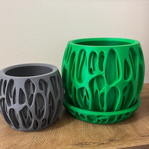 The SLIME Planter | Modern Indoor/Outdoor Plant Pot | Available in Multiple Sizes and Colors