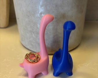 Dinosaur Ring Holder | Cute Dino Ring Display Stand | Custom Colors Available | 3D Printed