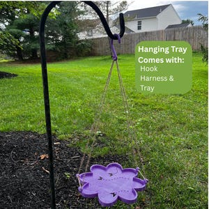 Hanging Tray (only) for Flower Design- Bee Feeder/Hydration Station