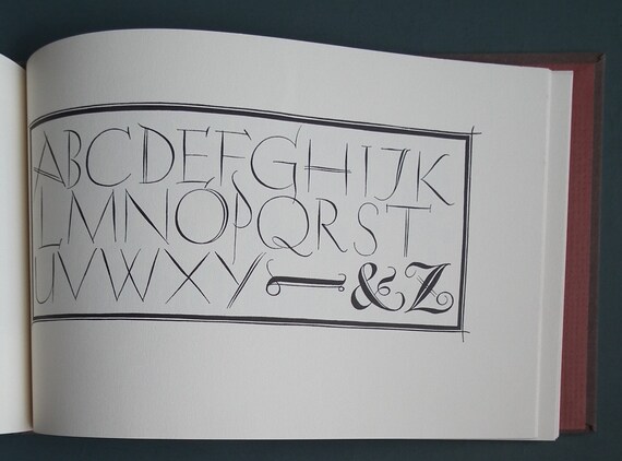 The Little Abc Book Of Rudolf Koch A Facsimile Of Das Abc Buchlein 1976 Vintage Limited Edition Book 1930s Decorative Alphabets Calligraphy