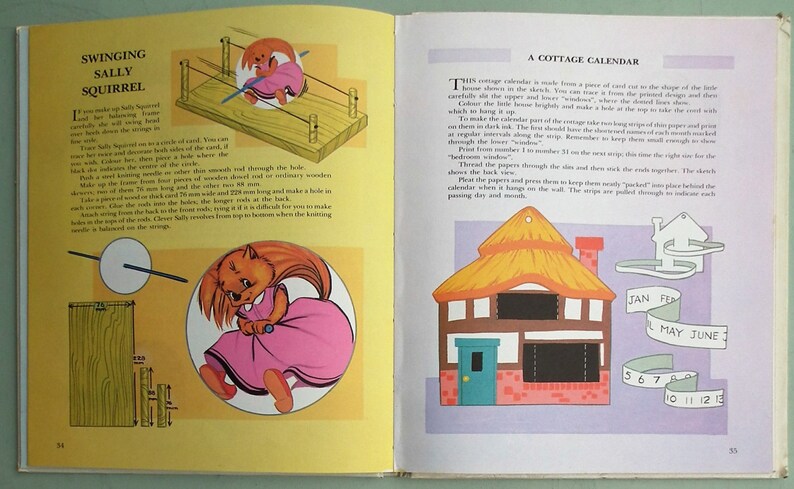 The New Gold Medal Book of Things to Make and Do vintage 70s 80s children's activity book crafts sewing papercraft toymaking toys Dean UK image 5