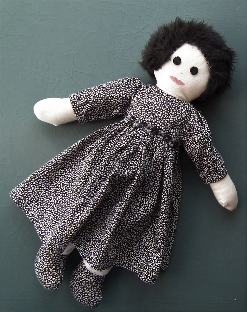 Vintage Rag Doll Handmade Soft Cloth Doll 20 Tall Etsy