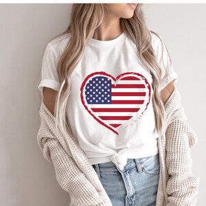 4th of July American Flag T-Shirt – Independence Day Freedom & Pride Design
