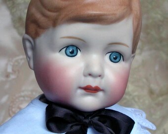 German Boy porcelain doll by Emily Hart Grandmaster Dollmaker