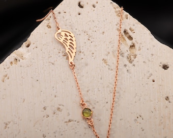 Collana con ali d'angelo • Ali di fata • Regalo per lei • Collana per la migliore amica • Regalo di condoglianze, regalo commemorativo, regali di Natale, regali per la migliore amica