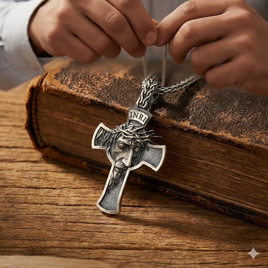 Inri Cross Necklace - Etsy