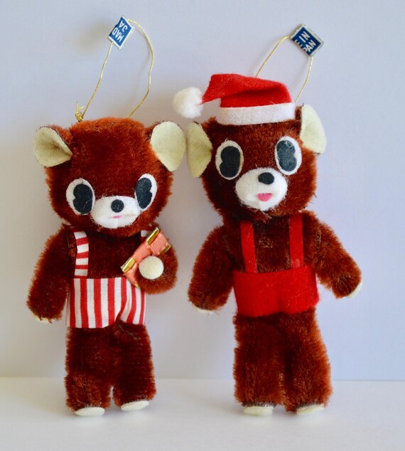 vintage christmas bears