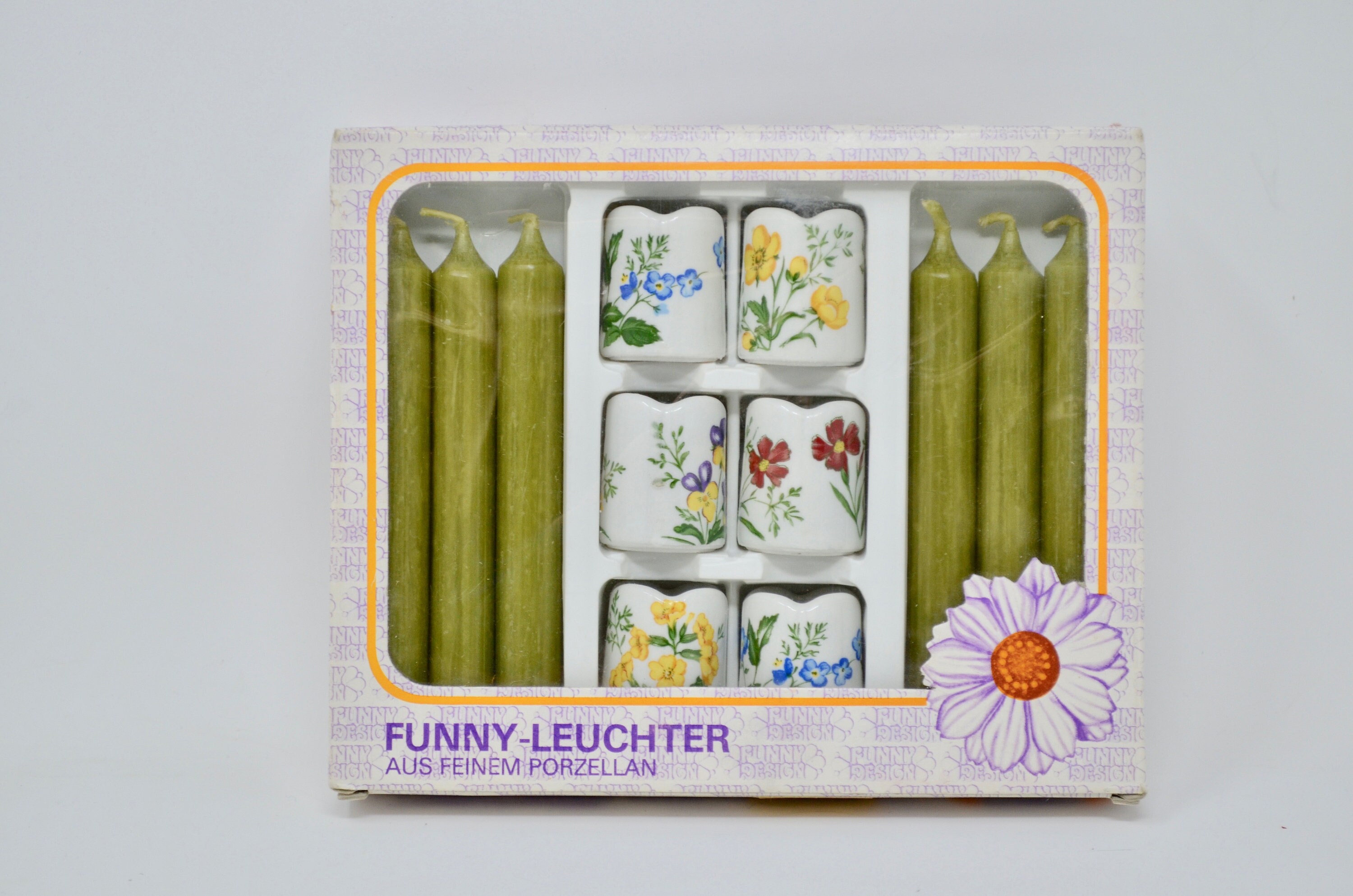 Vintage Funny Leuchter Funny Design Floral Candle Holders and Etsy
