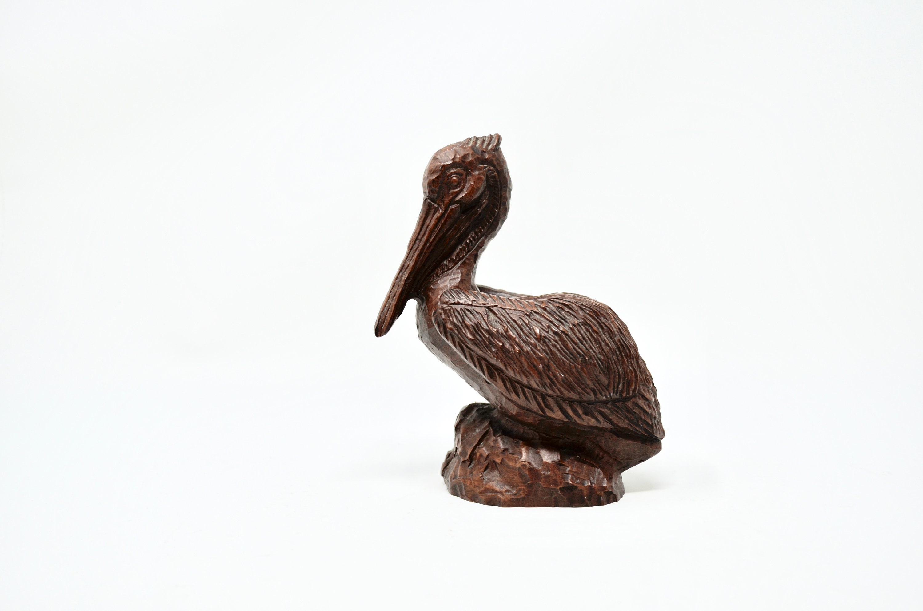 Resin Pelican Figurine Beach Home Decor 6 Tall Etsy