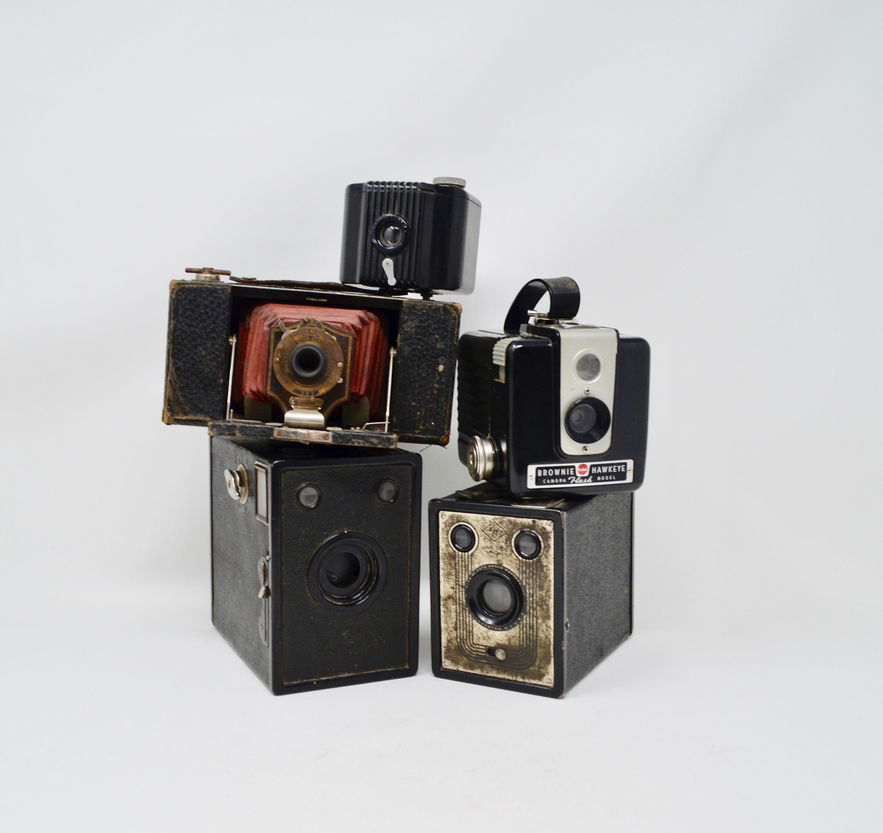 Vintage Camera Junk Lot de 5 cámaras rotas para pantalla o Etsy