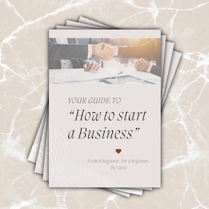 How to start a business!
