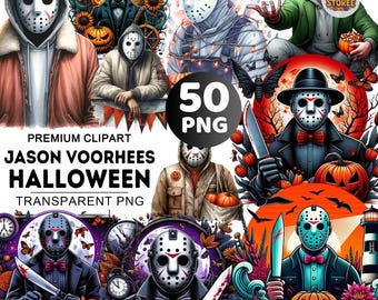 50+ 13 Friday Crystal Clipart Bundle, Spooky Png, Halloween Jason Voorhees Clipart, Slasher Movie Png, Horror Clipart, Halloween Png