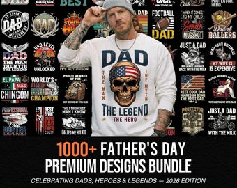 1000+ PNG Bundle Father's Day Png, Baseball Dad Png, Funny Dad Quote Png, Skeleton Dad Png, Black Dad Png Bundle, The Myth The Legend Png