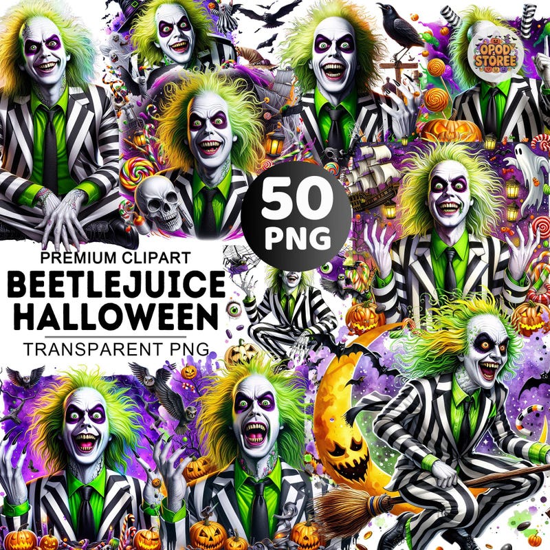 Beetlejuice Cliparts Etsy