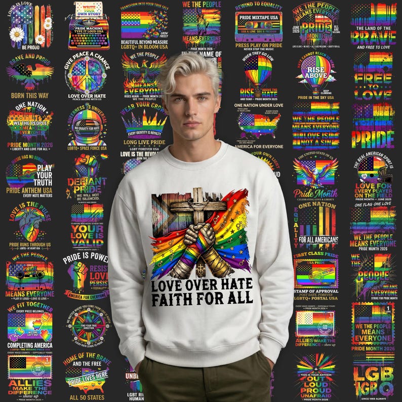 1000+ PNG Bundle LGBTQ Community Png, Pride Month Png, Gay Pride Png ...