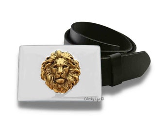 SixOn Clothing Lion Head Belt Buckle
