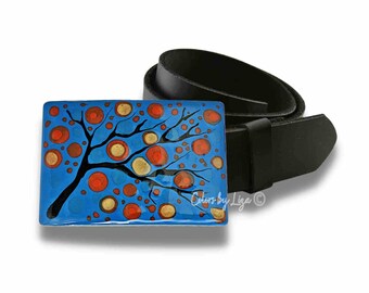 手描きのスカラベベルトバックル：アンティークシルバーエジプト