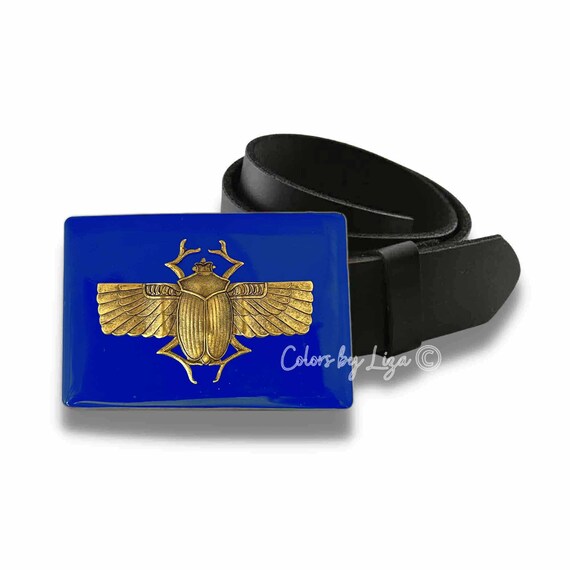 Fibbia Cintura Marina Statunitense Originale – Oro – Militaria Maschile (2001-Now)