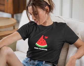 Palestine Solidarity Shirt, Palestine Solidarity Sweatshirt Save Gaza Shirt, Palestinian Flag Watermelon Symbol Freedom Shirt, Human Rights