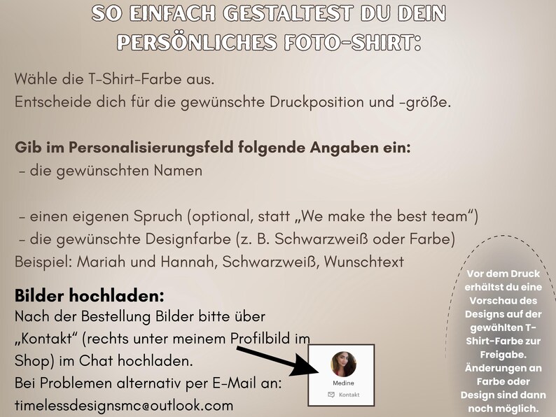 Personalisiertes Beste Freundin Geschenk T-Shirt mit Foto Freundschaft T-Shirt Freundin Beste Schwester Geschenkidee Beste Freundin Shirt image 10