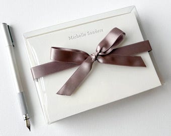 Embossed Stationary - Letterpress Note Cards - Return Address Printing - Custom Wedding Stationery - Graduation Gift - Housewarming Gift