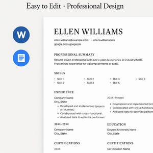 Easy Resume Template