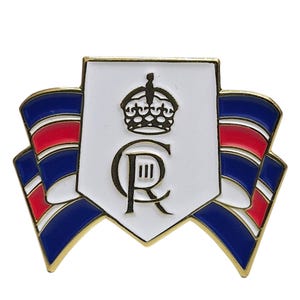 King Charles III Enamel Pin Badge