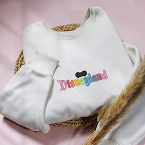 Kundenspezifisches besticktes Sweatshirt-Hemd Romantischer gestickter Pullover Kundenspezifisches Hemd-Ausflugs-Hemd Geschenke