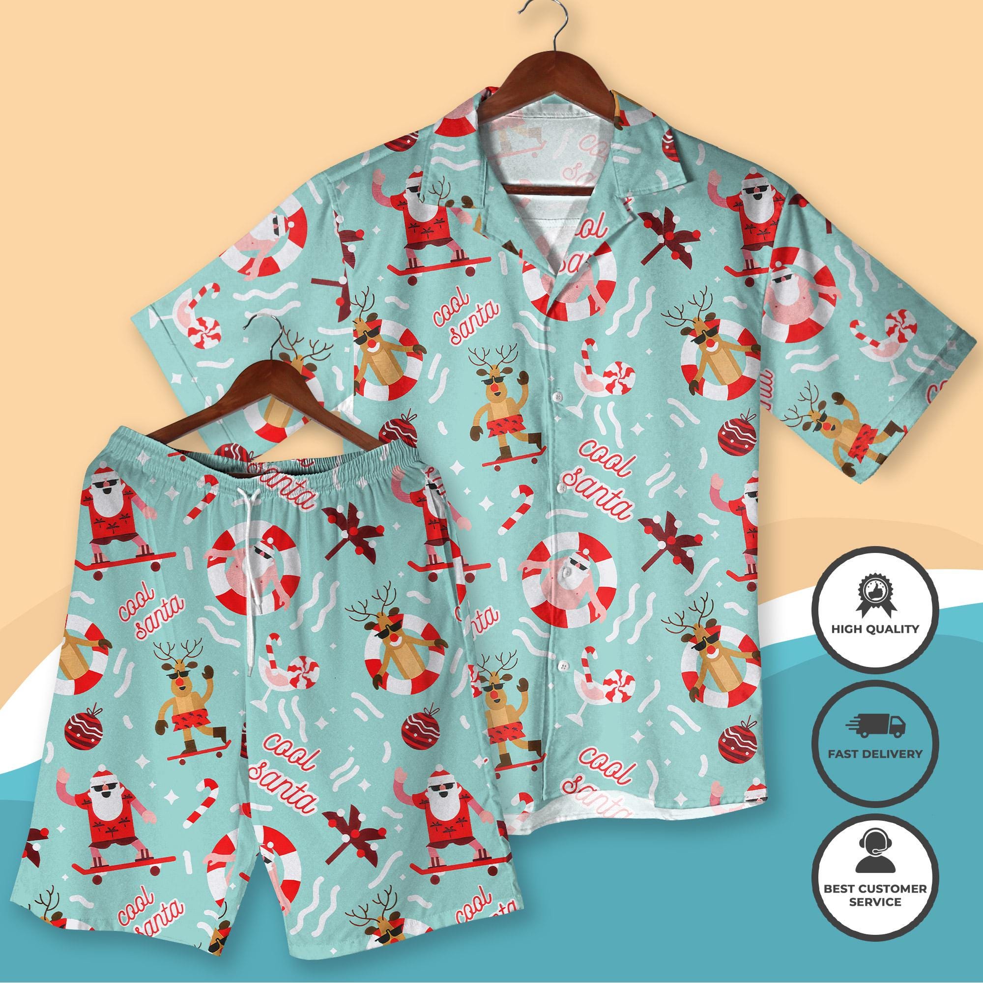 Beach Santa Outfit - Etsy