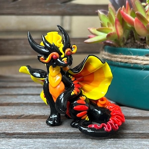 Black and Red Dragon