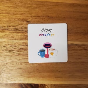 Polyamory Aufkleber - Wasserfeste Aufkleber - Glanz Sticker - PolyAm Sticker - Hochglanz