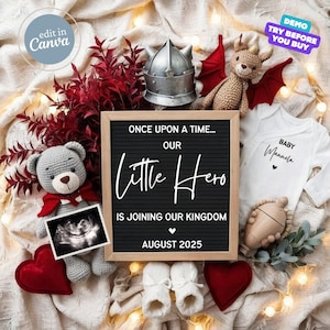 Magical Dragon Baby Announcement, Digital Pregnancy Announcement, Baby Gender Reveal, Mother of Dragon Wings, Fantasy Adventure, Little Hero