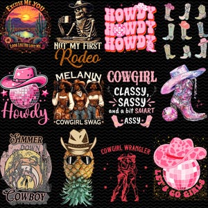 Western Cowgirl Howdy png,Western Mama Design, Coquette Cowgirl png, Brown Leather Bow png, Western Sublimation Shirt Design, Cowgirl Png
