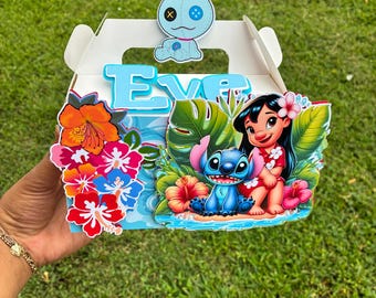 Party Favors for Stitch Birthday Party for Kids Gable Boxes Lilo Stitch