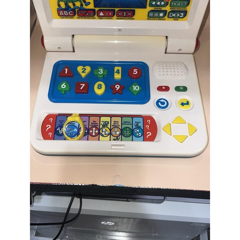 Vtg 1990s Vtech Little Smart PC Fun Computer Tested Counting Alphabet ...