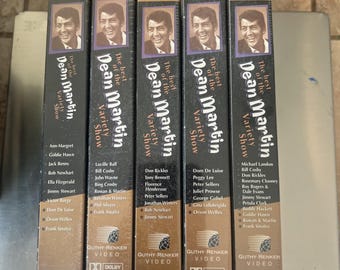 The Best Of The Dean Martin Variety Show VHS Volumes 1-4 & Special Edition