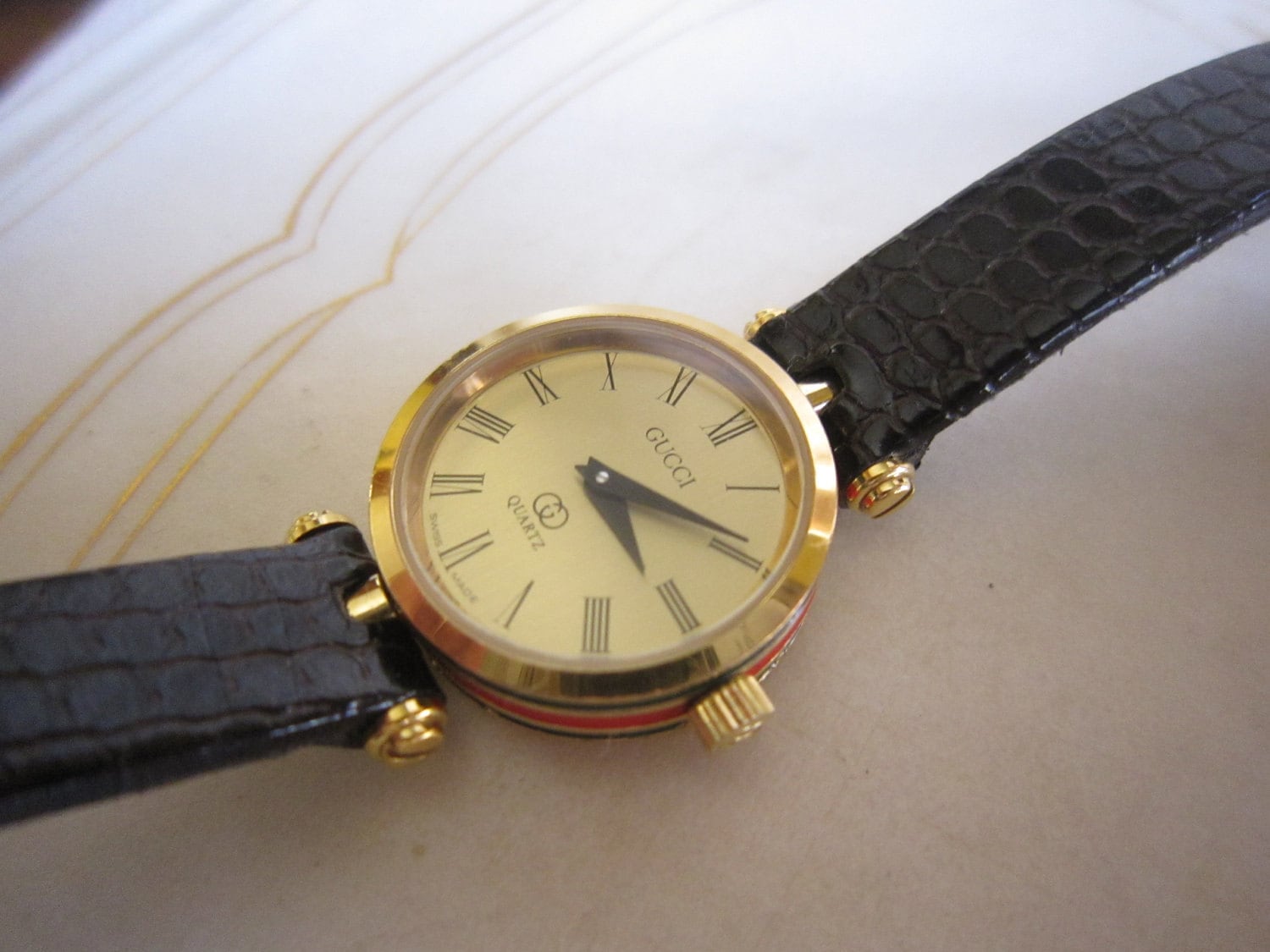 SALE Authentic Vintage Gucci Watch Was 75.00 Now 60.00 Etsy