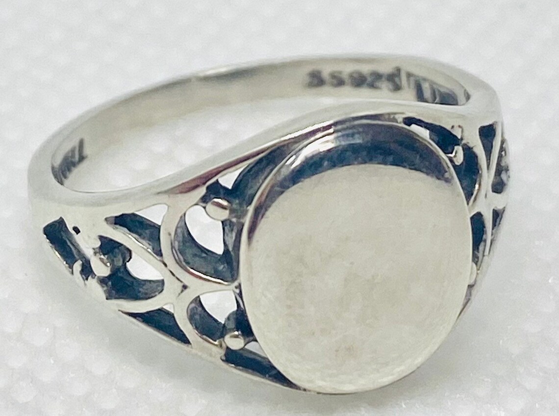 Vintage Sterling Ring Size 6.5 925 LIND Sterling Etsy