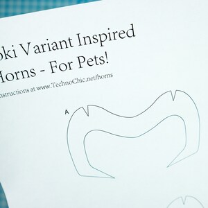 Loki Cosplay Template for Pets DIY Printable .PDF for EVA Foam with Tutorial image 2