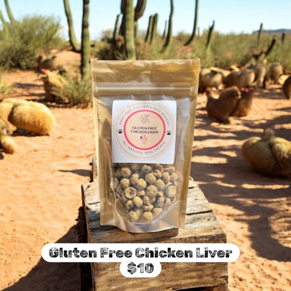 Gluten Free Chicken Liver Dog Treats