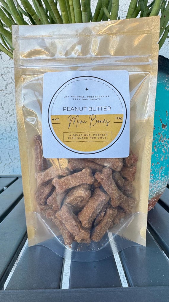Mini Peanut Butter Bone Treats