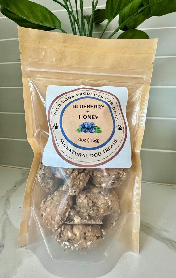 Blueberry and Honey Dog Treats, An Antioxidant Rich snack for your dog.